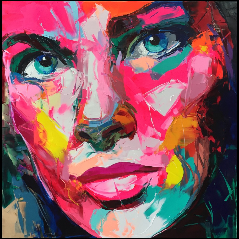 Francoise Nielly Portrait Palette Painting Expression Face204